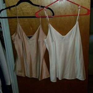 Satin-looking elegant tops